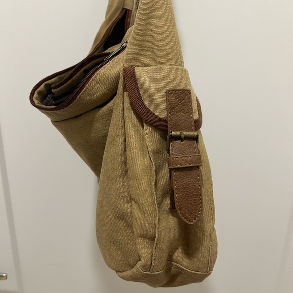 M&M'S (EUC) Beige and Brown Messenger Bag - Picture 5 of 11